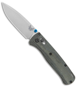 Flytanium Black Canvas Crossfade + Benchmade Bugout Knife (3.24" Satin)