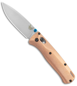 Flytanium Copper Crossfade + Benchmade Bugout Knife (3.24" Satin)