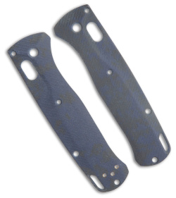 Flytanium Blade HQ Exclusive Richlite Crossfade Scales for Bugout - Blue