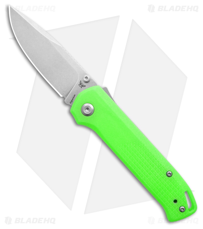 Flytanium Arcade Lite Shark-Lock Knife Green Polycarbonate (3.2" Stonewash)