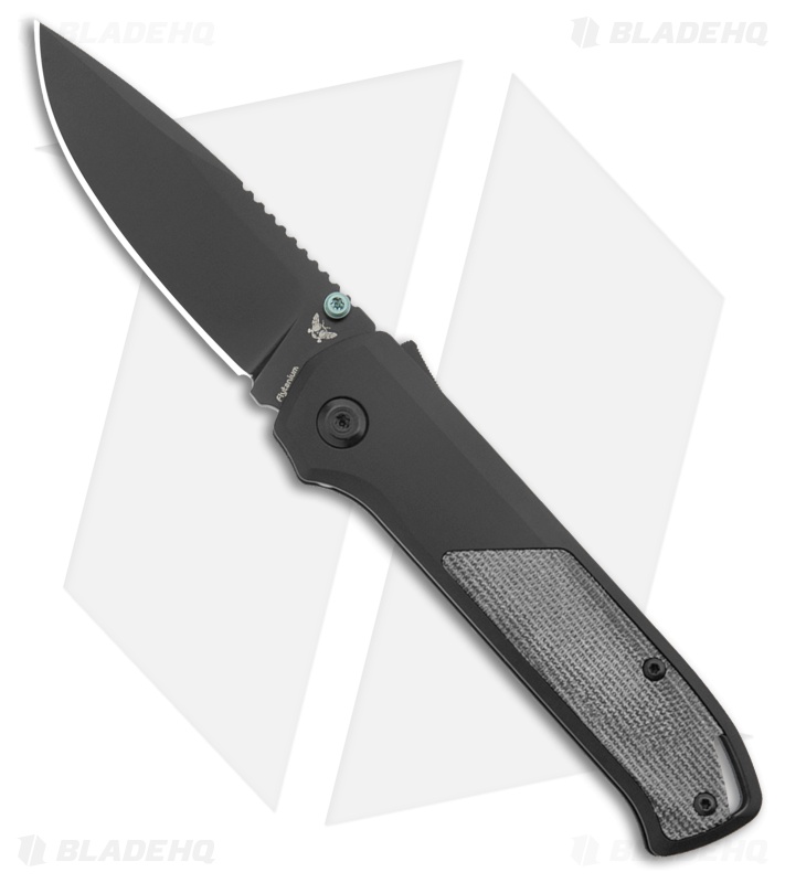 Flytanium Arcade Knife | Black Al/Black Micarta + S35VN