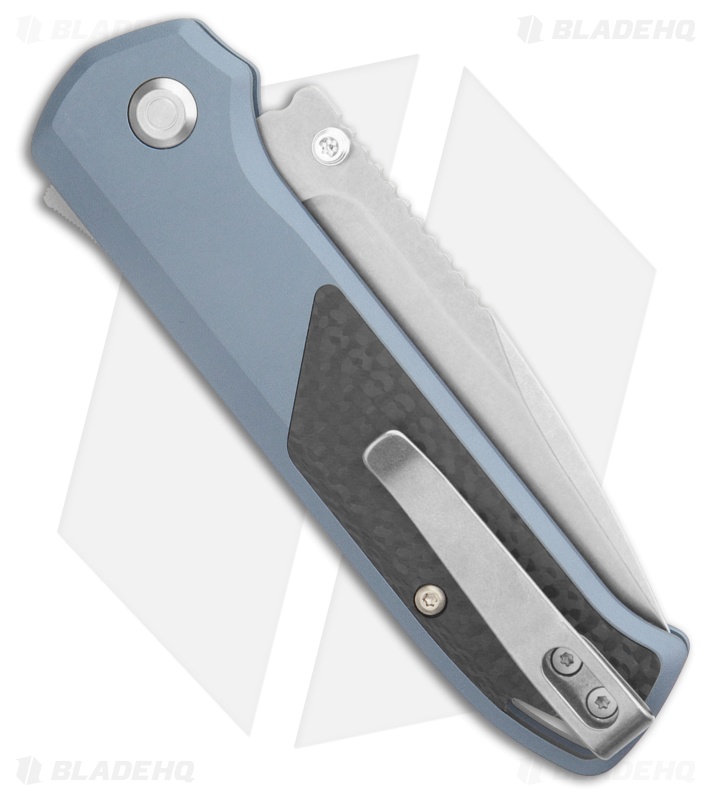 Flytanium Arcade Knife Blue Aluminum + Carbon Fiber (SW)