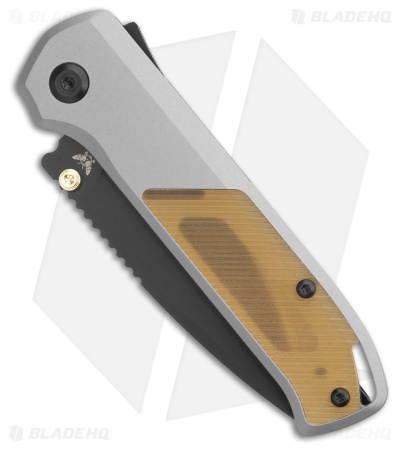 Flytanium Arcade Shark-Lock Knife Gray Aluminum W/Ultem (3.2" Black) 
