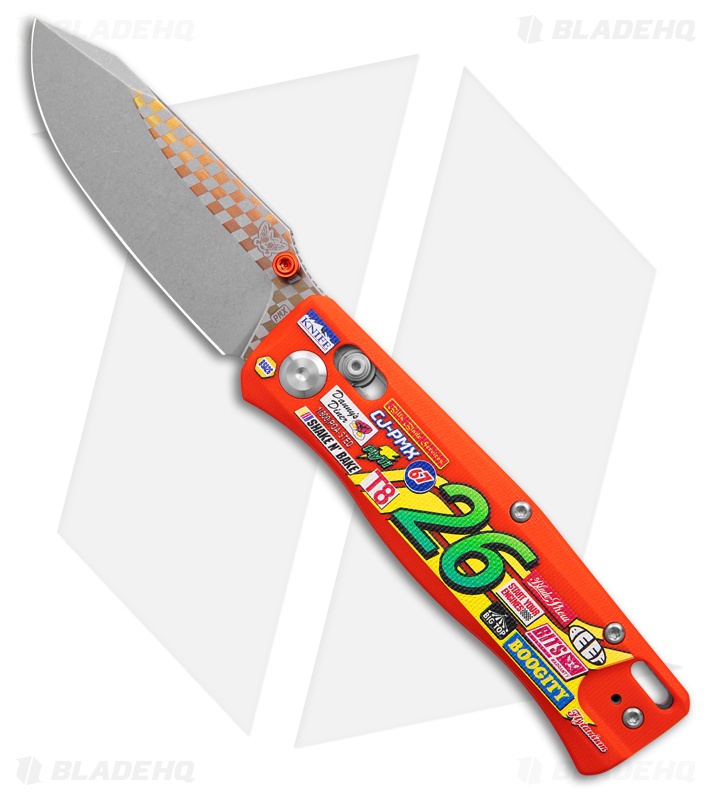 Flytanium BEEF Boogity Crossbar Lock Knife Red G-10 (3.5" SW)