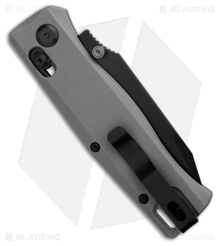 Flytanium BEEF Crossbar Lock Knife Gray Stealth G-10 (3.5" Black PVD)