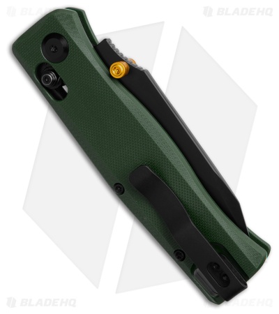 Flytanium BEEF Crossbar Lock Knife Dark Moss G-10 (3.5" Black PVD)