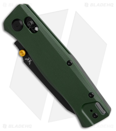 Flytanium BEEF Crossbar Lock Knife Dark Moss G-10 (3.5" Black PVD)