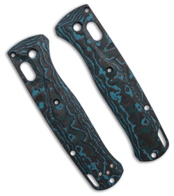 Flytanium CF Crossfade Scales for Benchmade Bugout - Artic Storm Fat Carbon