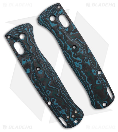 Flytanium CF Crossfade Scales for Benchmade Bugout - Artic Storm Fat Carbon