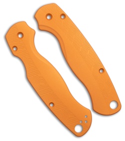 Flytanium Custom Loop Scales for Spyderco Paramilitary 2 - Gold Nugget