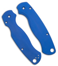 Flytanium Custom Loop Scales for Spyderco Paramilitary 2 - Static Blue