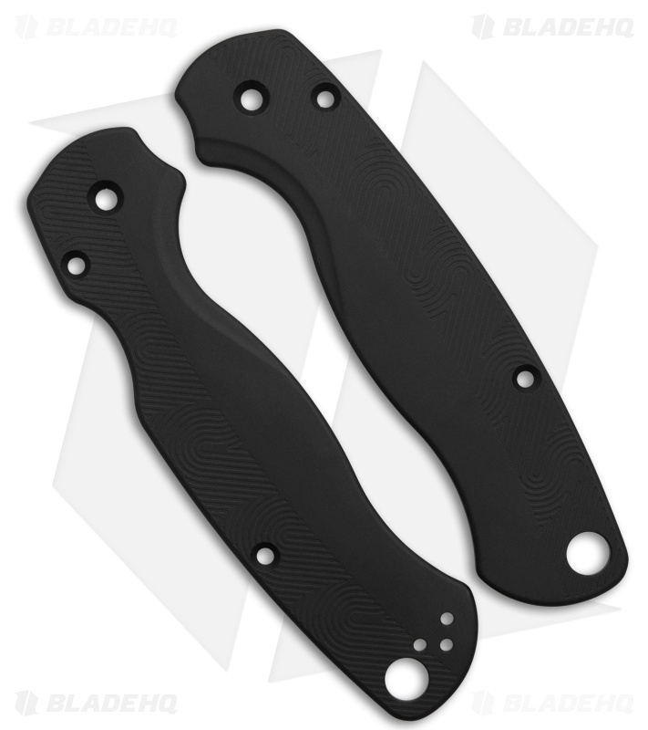 Flytanium Custom Loop Scales for Spyderco Paramilitary 2 - Void Black