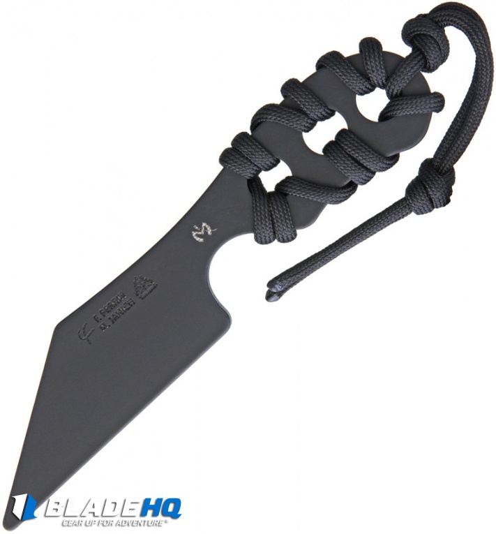 Max Knives Fred Perrin Michael Janich Fusion Fixed Blade Trainer G-10 (3" Black)