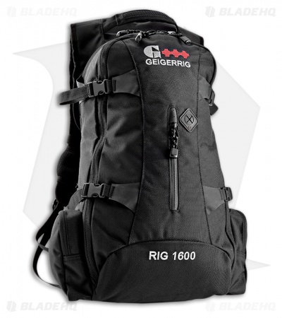 Geigerrig RIG 1600 Black Ballistic Hydration Pack w/ 100 oz. Bladder