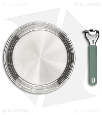 Gerber ComplEAT Basting Dome Lid Saute Pan Gray /Green (Stainless Steel) G106902