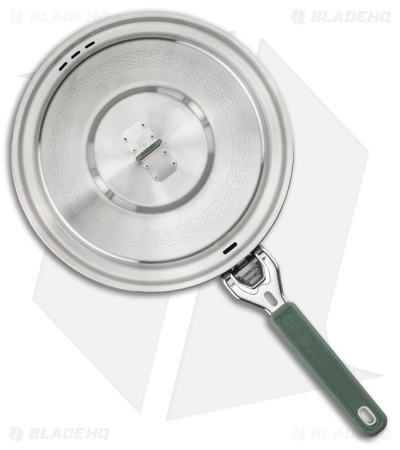 Gerber ComplEAT Basting Dome Lid Saute Pan Gray /Green (Stainless Steel) G106902