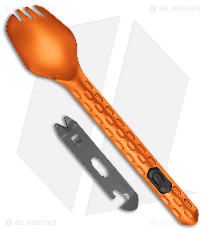 Gerber ComplEAT MultiFork Multi-Tool Camping Utensil - (Burnt Orange) G1068121