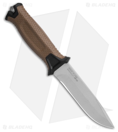 Gerber StrongArm MagnaCut Fixed Blade Knife Coyote Brown GFN (4.8" SW)