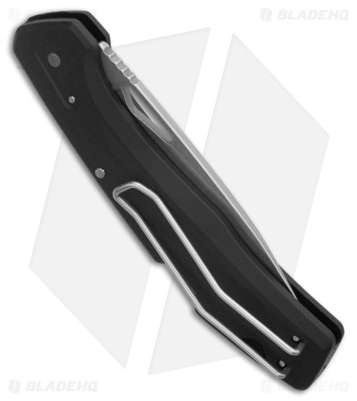 Gerber LST Lockback Knife Black GFN (2.5" Stonewash)