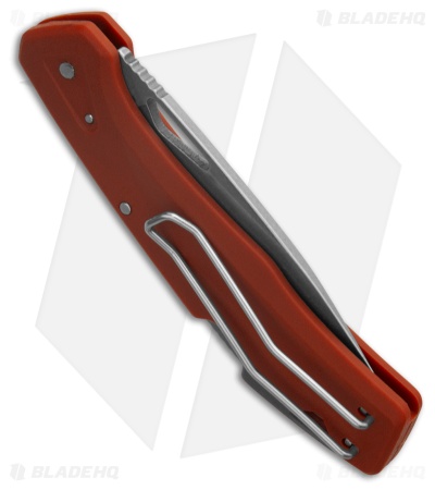 Gerber LST Lockback Knife Burnt Orange GFN (2.5" Stonewash)