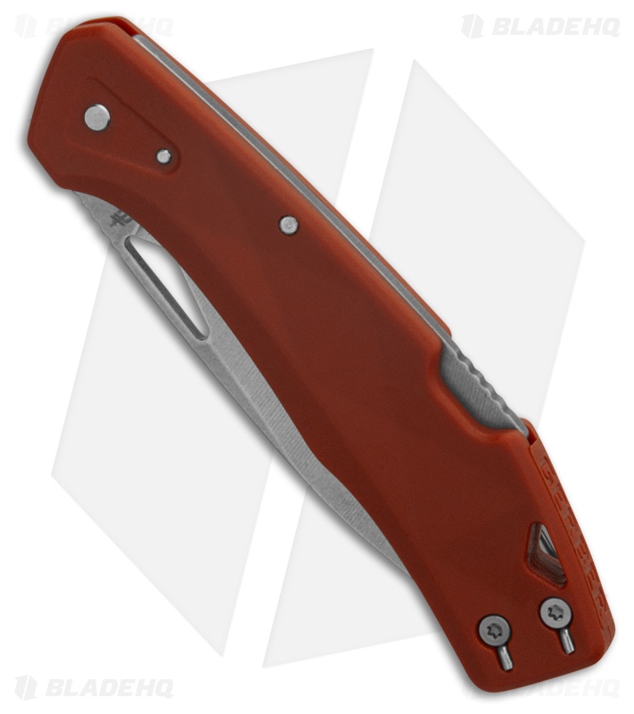 Gerber LST Lockback Knife Burnt Orange GFN (2.5" Stonewash)