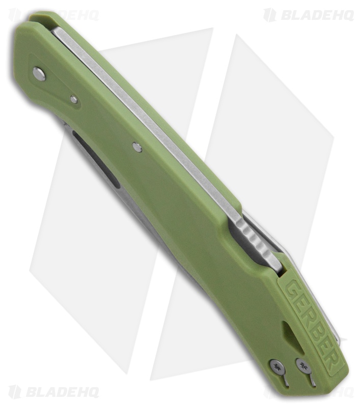Gerber LST Lockback Knife Lichen Green GFN (2.5" Stonewash)