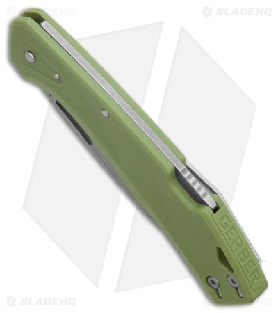 Gerber LST Lockback Knife Lichen Green GFN (2.5" Stonewash)
