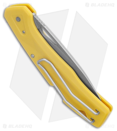 Gerber LST Mustard Yellow GFN Drop Point SW 440A