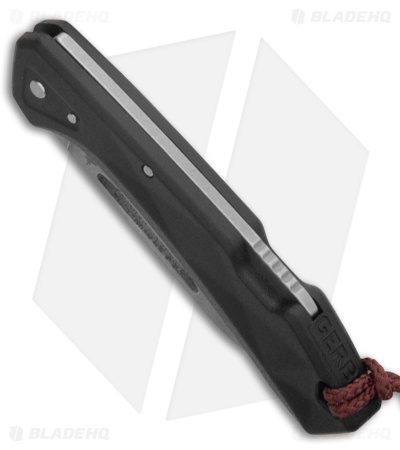 Gerber LST Mini Lockback Knife Black GFN (1.9" Stonewash)