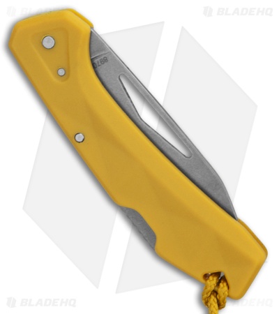Gerber LST Mini Lockback Knife Mustard Yellow GFN (1.9" Stonewash)