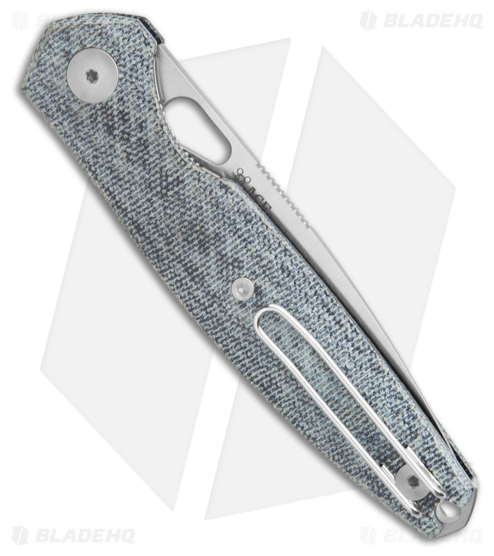 GiantMouse Vox/Anso ACE REO Blue Denim Micarta - Blade HQ