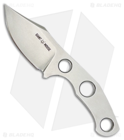 GiantMouse GMF1-Texas Fixed Blade Knife Steel (2.2" SW Hybrid Cryo)