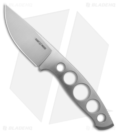 GiantMouse GMF5 Fixed Blade Knife Stainless Steel (3.38" Satin N690)