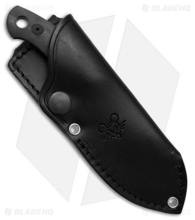 GiantMouse Vox/Anso GMF1-XL Blackout Fixed Blade Knife Black Dunes FC (3.4" PVD)