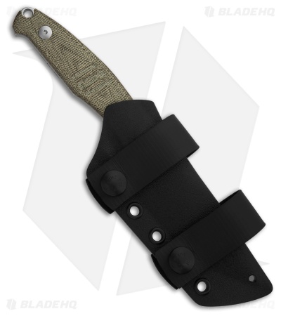 GiantMouse Vox/Anso GMF2 Scout Green Micarta (3.75" Stonewash N690)