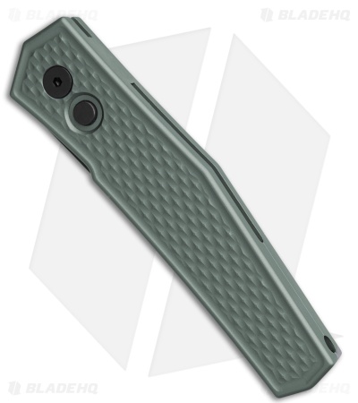 GiantMouse ACE Elmer Automatic Knife Gray Diamond Aluminum (3.2" Black PVD)