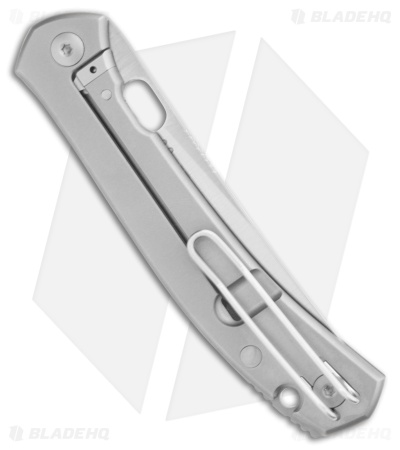 GiantMouse Bleecker MagnaCut Frame Lock Knife Gray Titanium (3.2" Satin)
