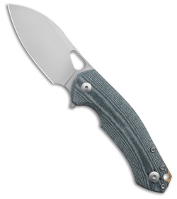 GiantMouse Vox/Anso ACE Biblio XL Liner Lock Knife Denim Micarta (3.25" SW)