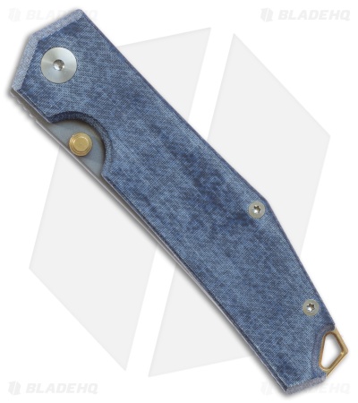 GiantMouse Vox/Anso ACE Clyde Liner Lock Knife Denim Micarta (3" Stonewash)