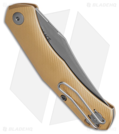 GiantMouse ACE Jutland Slipjoint Knife Brass SW S90V