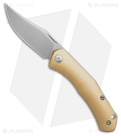 GiantMouse ACE Jutland Slipjoint Knife Brass SW S90V