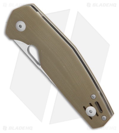 GiantMouse Vox/Anso ACE Nimbus V3 Scandi Knife Green G-10 (3" Satin)