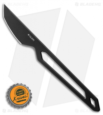Glidr TBC Scalpel Neck Knife With Kydex Sheath (1.5" Black)
