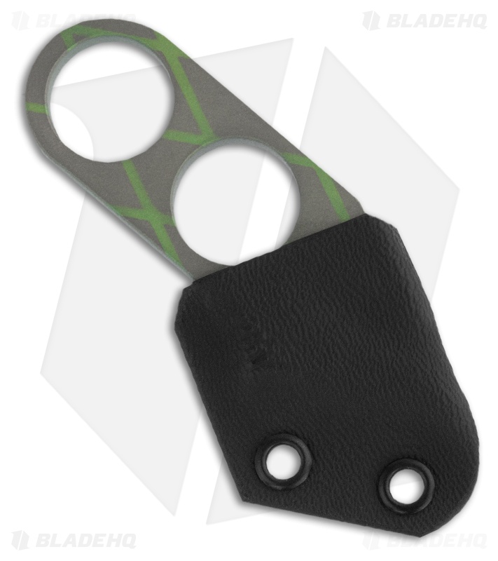 Gray Precision Rhino Tool Titanium Knife (Toxic Green / Bead Blast)