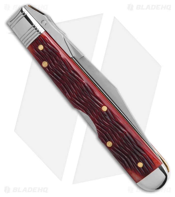 GEC Babylon Swing Guard Pocket Knife Kraisin Jigged Bone (3.62" Satin)