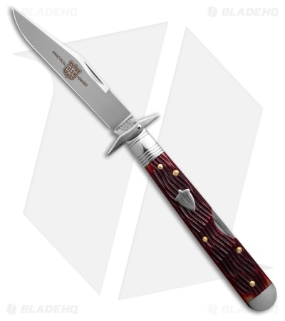 GEC Babylon Swing Guard Pocket Knife Kraisin Jigged Bone (3.62" Satin)
