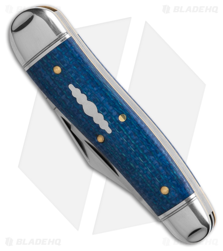 GEC Northfield UN-X-LD Geppetto Whittler Easter Egg Blue Micarta (2.25" Satin)