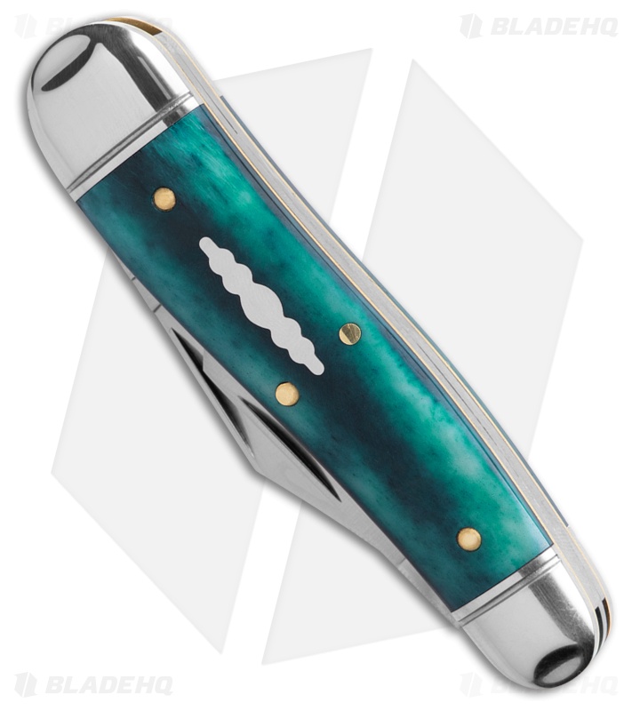 GEC Northfield UN-X-LD Geppetto Whittler Ionian Blue Smooth Bone (2.25" Satin)