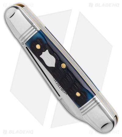 GEC Northfield UN-X-LD Little Indian Girl Blue Wave Jigged Bone (2.5" Satin)