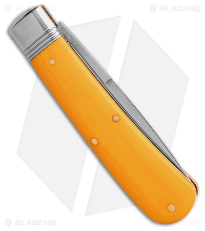 GEC Northfield UN-X-LD Mustang | Yellow Linen Micarta Polish